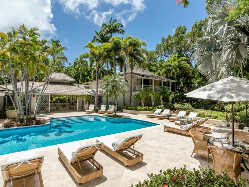 Bluff House & Cottage -Sandy Lane Beach , Beachfront villas Barbados , Sandy Lane Beach , Sandy Lane Estate , St James , West Coast Barbados  